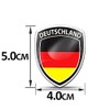 Skino Eu 2 x 3D Gel Sticker Germany Flag Badge