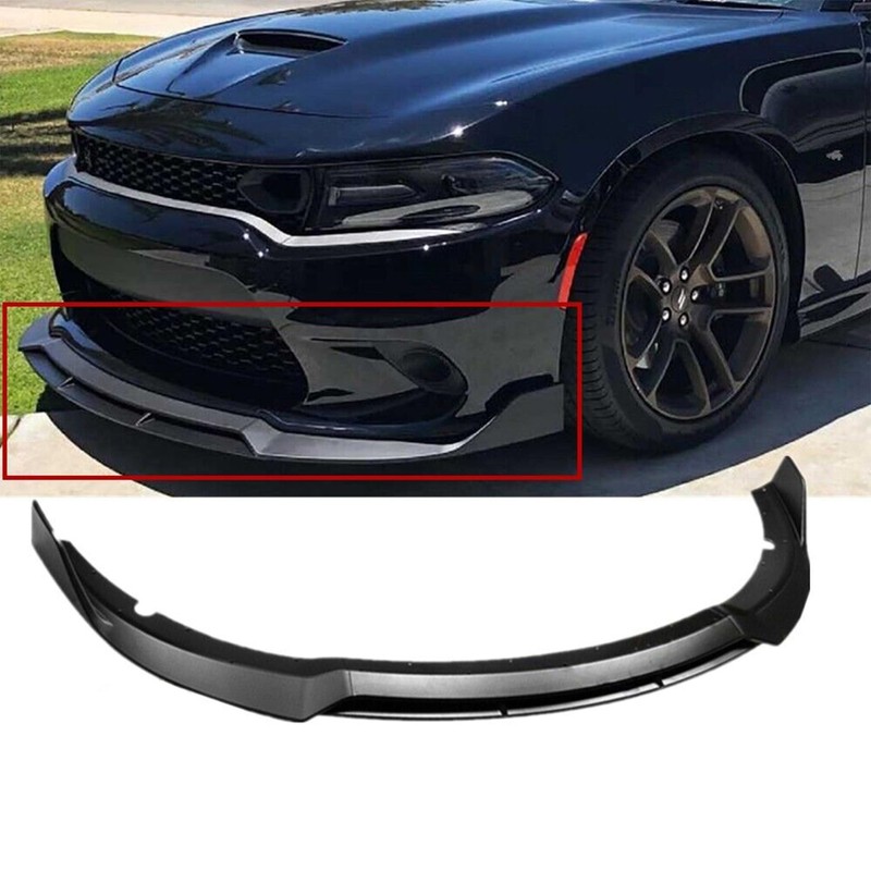 MUTUSAISI Matte Black Front Bumper Lower Lip Splitter Kit Compatible