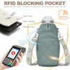 Insulated Crossbody Water Bottle Bag with Strap - 40 oz