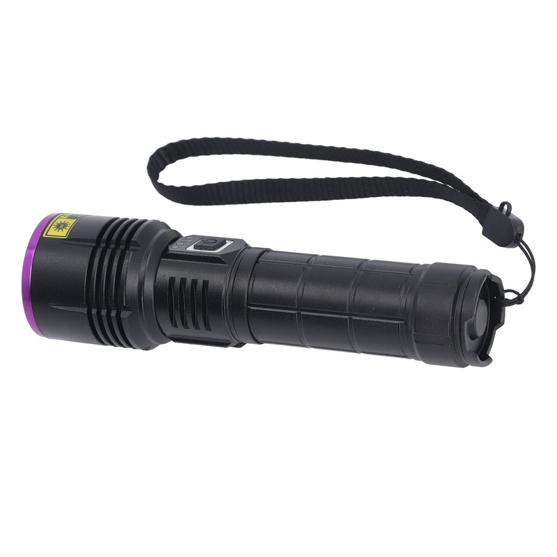 365nm UV Flashlight USB Rechargeable Portable Ultraviolet Torch Light Pet