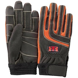 [TONBOREX] Tombolex Rescue Gloves, Kepler Gloves, K-512R, Black x Orange, L Size, black / orange