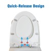 WinZo UF002 Slow Close Elongated Toilet Seat with Non-slip Seat