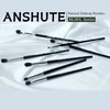 Anshute 7-Piece Professional Eye Brush Set with Natural Goat Hair