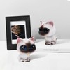 YGMONER Cat Bobblehead Ornaments Car Dashboard Shake Head Resin Figurines
