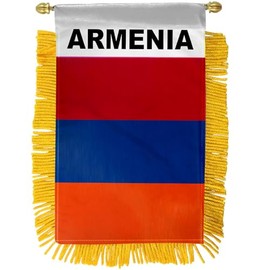 Armenia Mini Banner - International Country Pride Car Display