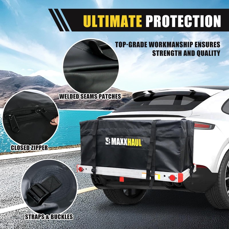 MaxxHaul 70209 Soft Shell Cargo Carrier Bag for Hitch Mount
