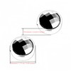 OoSsSoO Mens Shirt Button Covers Tuxedo Cufflinks Alternative Silver red