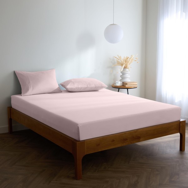 Mellanni Fitted Sheet 140 x 200 cm Box Spring Bed