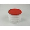 TUPPERWARE Küchenhelfer Hamburger-Maker Behälter (4) Burger Frikadellen + Deckel