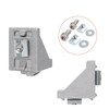 Bohaner 20 x Mounting Material Angle Aluminium Profile 20 x