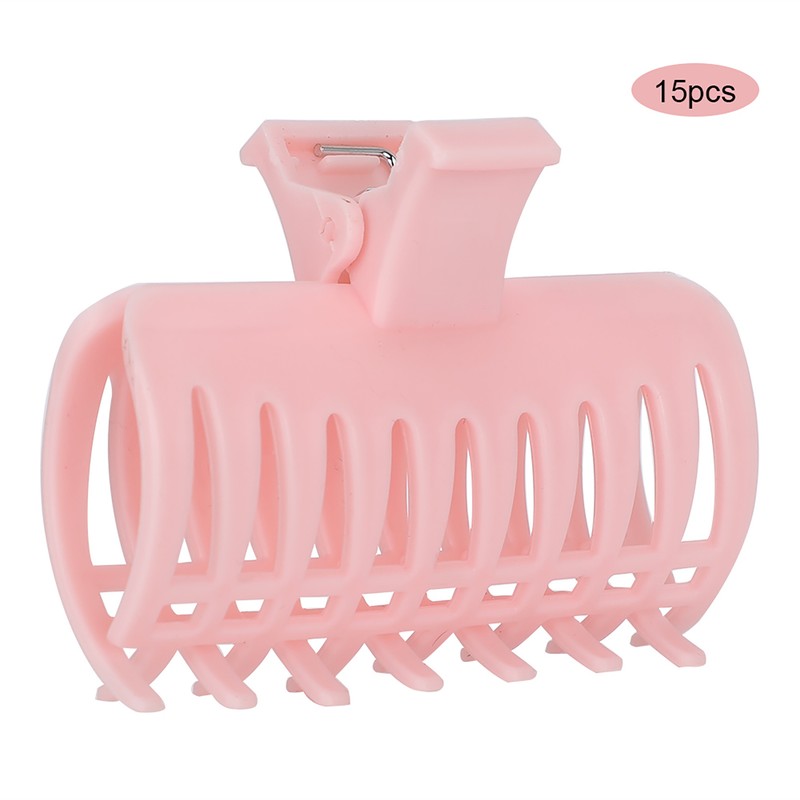 15Pcs/Set Curler Clip Hair Roller Fixing Clamp Holding Section Claw