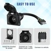 YONHAN 4 Pin to 7 Pin Adapter Trailer Light Adapter