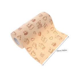 KOMBIUDA 1roll Disposable Kitchen Paper Towels Absorbent Fiber Cloths for Efficient Cleanups for Parties and Everyday Use Lint and Easy to Wash