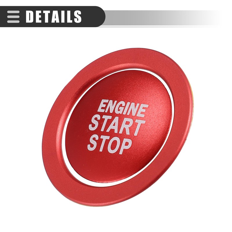 Motoforti Engine Start Stop Button Cover, Start Button Cover, for