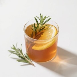 luoptea Lemon Rosemary Herbal Tea Bags| 100% Natural,Caffeine-Free，No-GMO|Uplifting&Calming Blend| Relaxing Herbal Tea for Focus & wellness