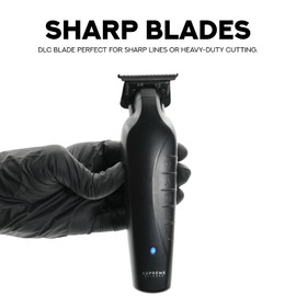 Supreme Trimmer Vader ST3778 – Professional Cordless Barber Liner | 210 Min Runtime, 7000 RPM Motor, Zero Gap DLC T-Blade, USB-C Fast Charging | Beard, Hair & Body