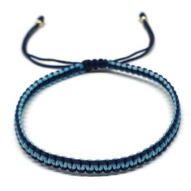 MYSTIC JEWELS Macrame Kabbalah Bracelet with 2 Colours, Amulet, Evil Eye Protection, Good Luck