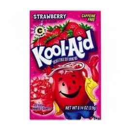 Kool Aid STRAWBERRY sachets 6.5g pack of 6