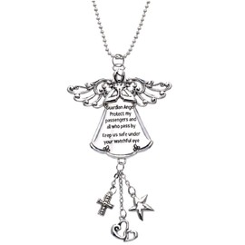 Ganz Guardian Angel Protect My Passengers Zinc Car Charm New