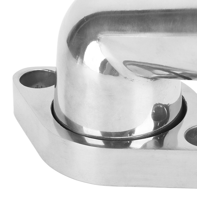 Water Neck Thermostat Housing 8459BK 15° Swivel Silver Thermostat Housing