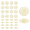 Sourcing Map 200Pcs Screw Cap Covers, 17 x 4mm Plastic