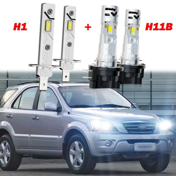 CHUSYYRAY For KIA SORENTO 2007-2009 H1+H11B Combo LED Headlight Kit