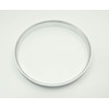 4 centring rings made of aluminium, aluminium in silver, 74.1