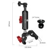 RAYWOWO Camera Magic Clamp Mount for GoPro DJI Insta360 with