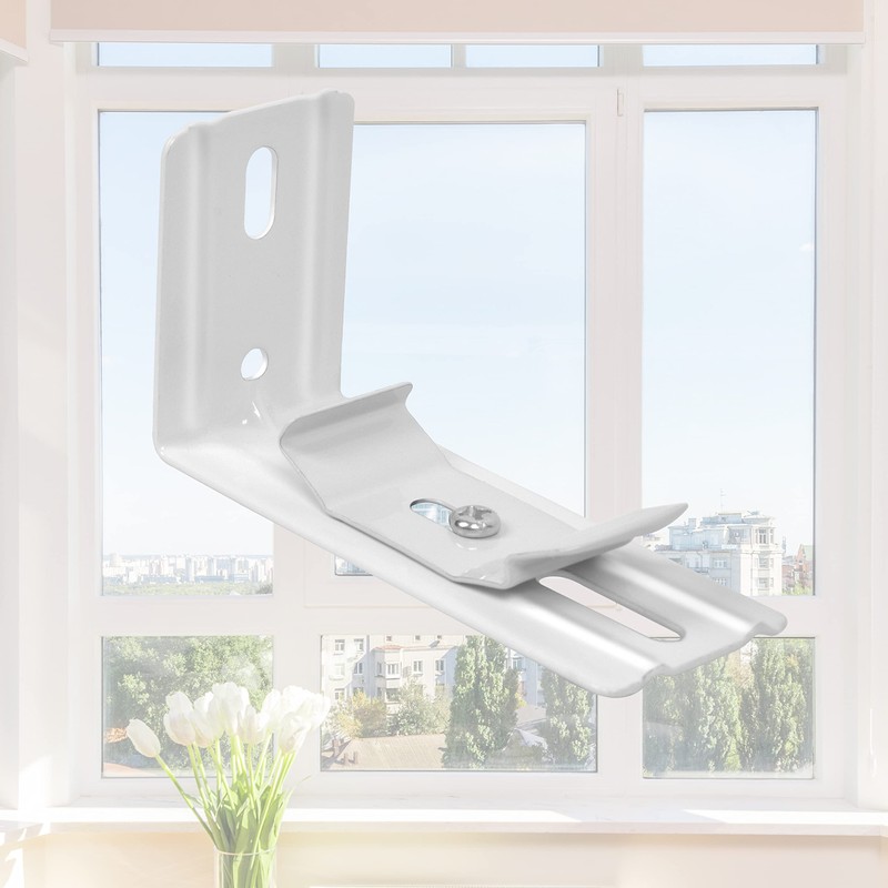 AuRiver 6 pcs Vertical Blind L Bracket Vertical Blind Bracket
