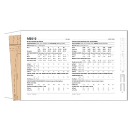 MCCALLS Sewing Pattern M8516A Misses' Caftan in Two Lengths A (XS-S-M-L-XL-XXL)