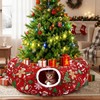 Cat Tunnel Christmas Tree Skirt Cat Donut Tunnel Bed,Gingerbread Man
