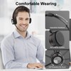 Beebang Bluetooth Headset with Microphone for PC, Wireless Headset with
