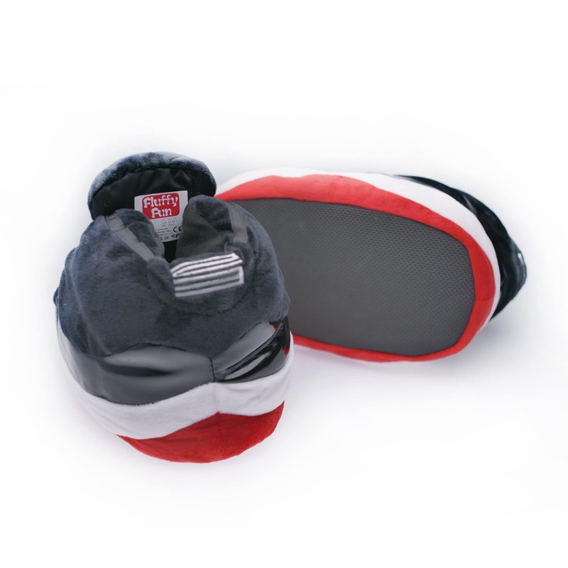 FLUFFYFUN Plush Sneaker Slippers Men XL (11-13)