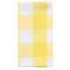 Park Designs Buffalo Check Yellow Napkin Set of 4, Plaid