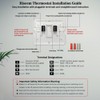 NonProgrammable Thermostat for Home, Single-Stage Systems,Digital Energy-Saving Thermostat,1 Heat/1 Cool,