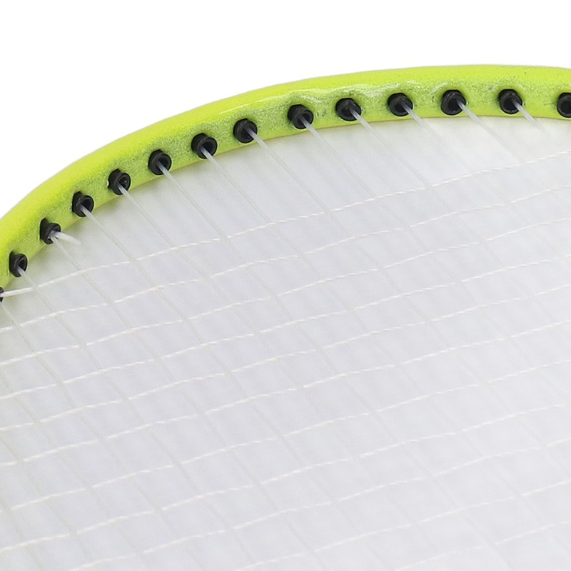 2Pcs Badminton Racket Yellow Light Frame Large Sweet Spot Anti
