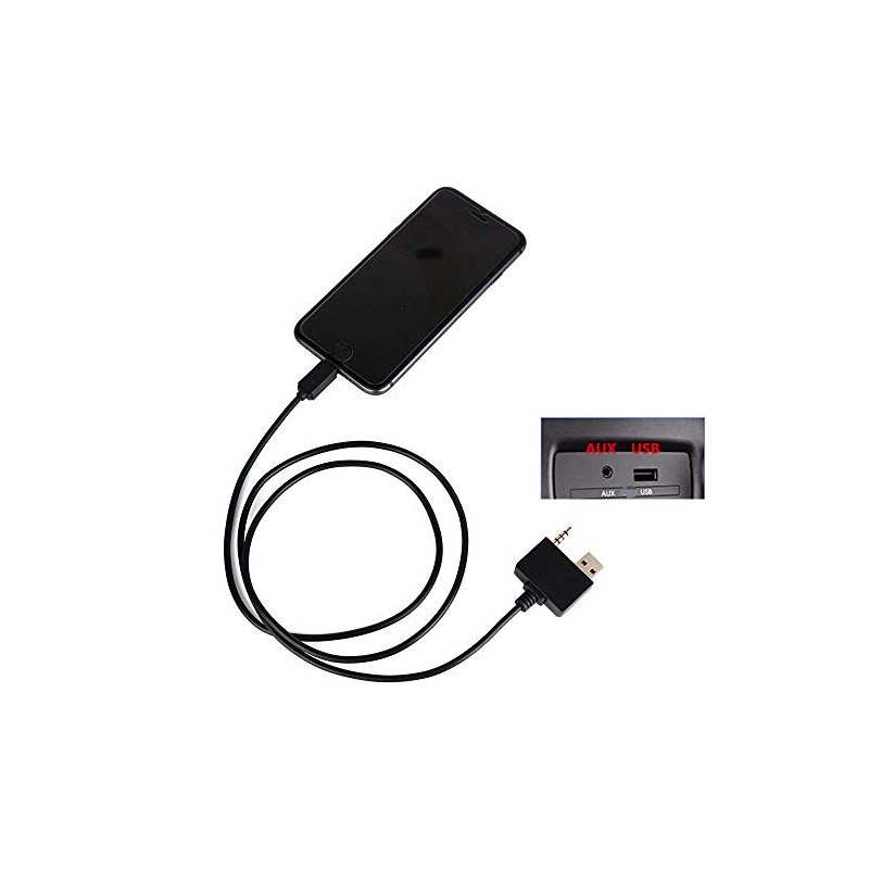 Music Interface AUX Cable 3.5mm Lead Wire Cord Compatible with