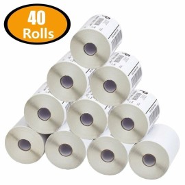 BLVD 40 Rolls 4x6 Direct Thermal Shipping Labels 250/roll for Zebra Eltron 2844 ZP450