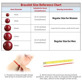 Feng Shui Pixiu Cinnabar Bracelet, Red Cinnabar Feng Shui Wealth Bracelet, Cinnabar Beads Bracelets Jewelry for Good Luck Women Men Amulet Jewelies (6mm, Pixiu Style)