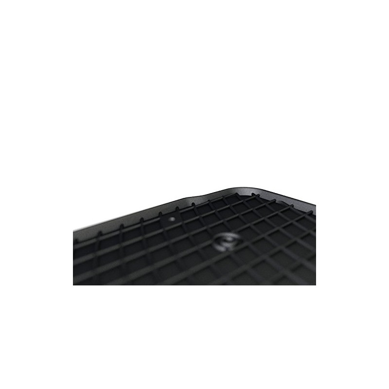 All4You Rubber Mats Original Quality Floor Mats Rubber Black Set