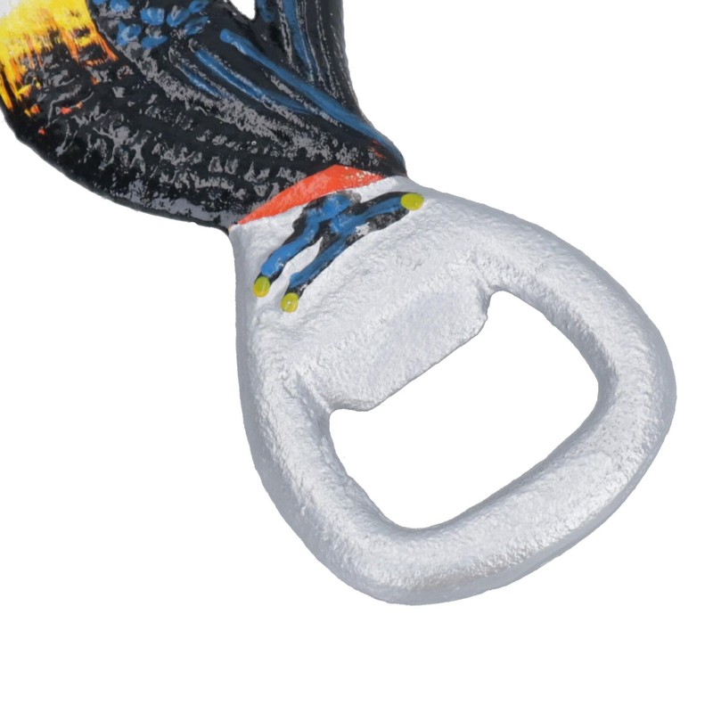 Toucan Bottle Opener Cast Iron Gift Garage Door Shed Man