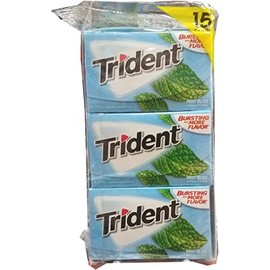 Trident Mint Bliss Bubble Gum, 1 Pound