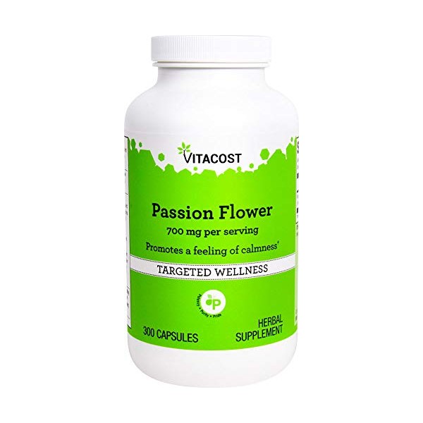 Vitacost Passion Flower - 700 mg per Serving - 300