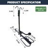 Doppy Hitch Mount Bike Rack,2-Bike Rack Smart Tilting 154 lbs