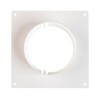 Steinberg14 White Ø 100mm / 4" Round Wall Flange, PVC