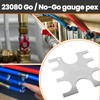 PEX Crimp Tool Go/No-Go Gauge, 3/8 In Replace for SharkBite