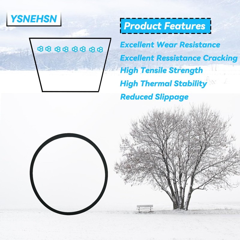 YSNEHSN 954-04195 Snow Blower Auger Drive Belt Fits for MTD