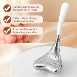 Running man Cryo Sticks for Face - Gua Sha and Massage 2-in-1, Ice Globes-Facial Skin Care Tools for Women, Cold Globes for Facials, Cooling Face Globes