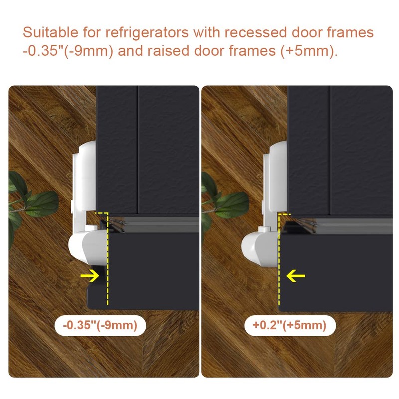 EUDEMON 1 Pack Updated Child Proof Refrigerator/Fridge/Freezer Door Lock Apply