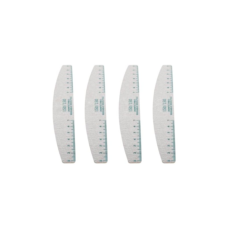 ZJchao 50 Limas de Uñas de Grano 150/150, Limas de